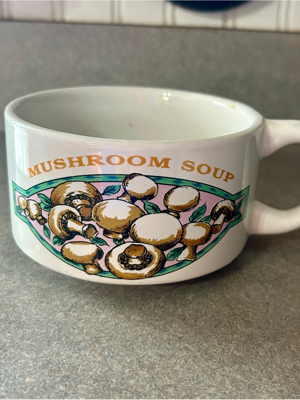Mushroom Soup Ceramic Bowl by World Ceramics
